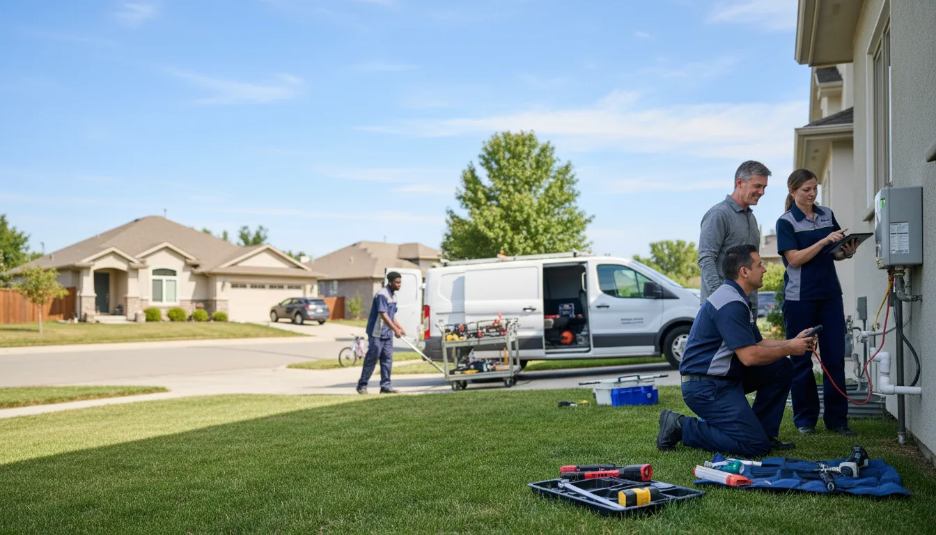 Tankless water heater service in Cumbola, PA